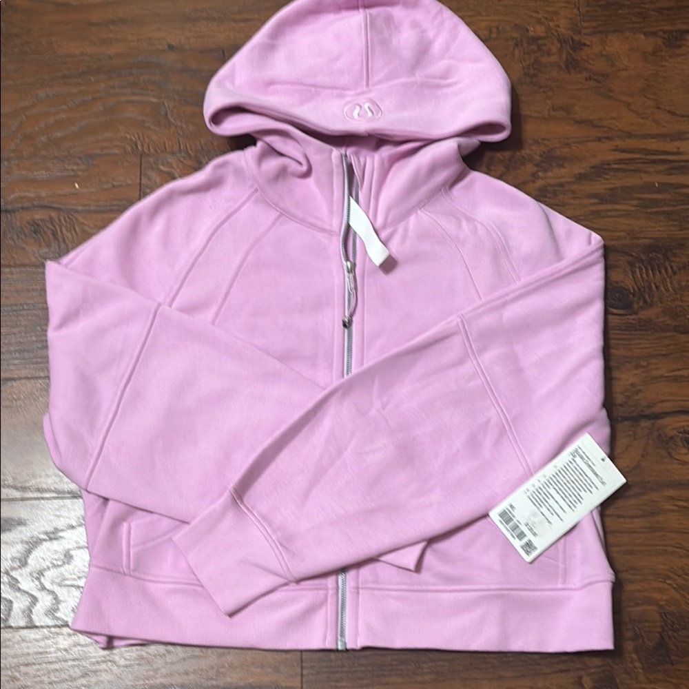 Lululemon Athletica scuba Light Pink Hoodie Jacket